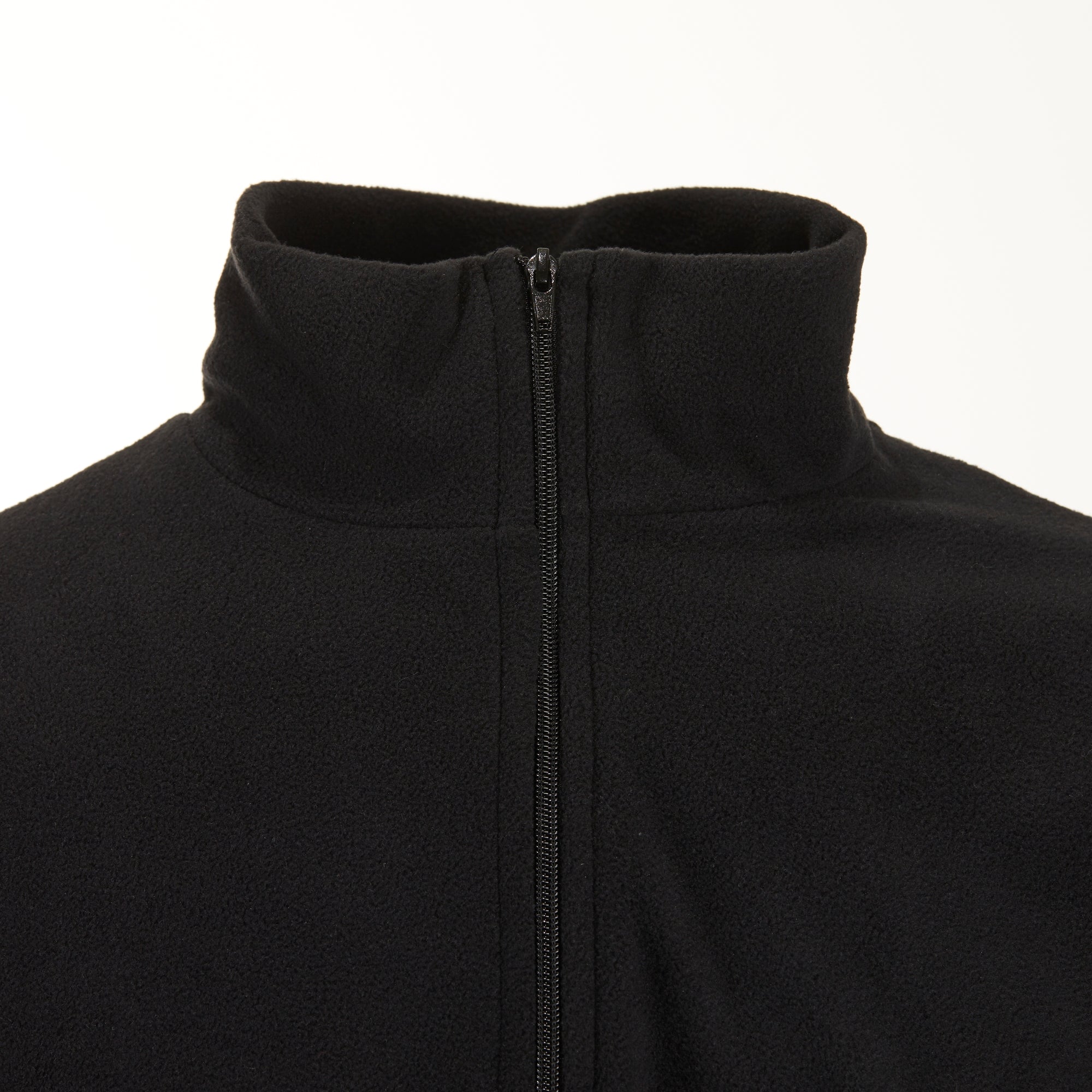 Chaqueta polar - Cuello alto - Negro