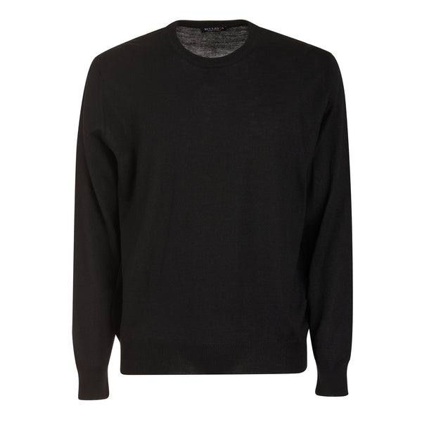 Round Neck Sweater - Merino Wool Blend - Long Sleeve