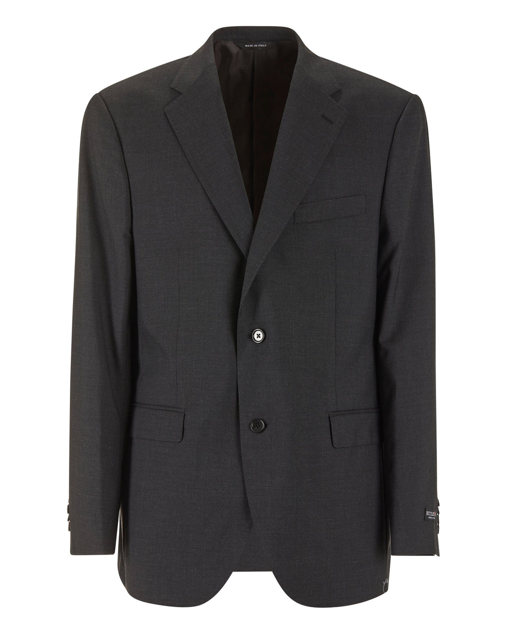 Giacca Classica - Antracite - 100% Fresco Lana - 2 Bottoni
