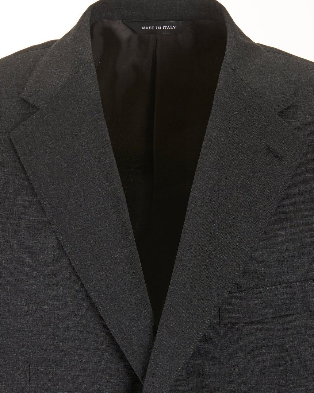 Giacca Classica - Antracite - 100% Fresco Lana - 2 Bottoni