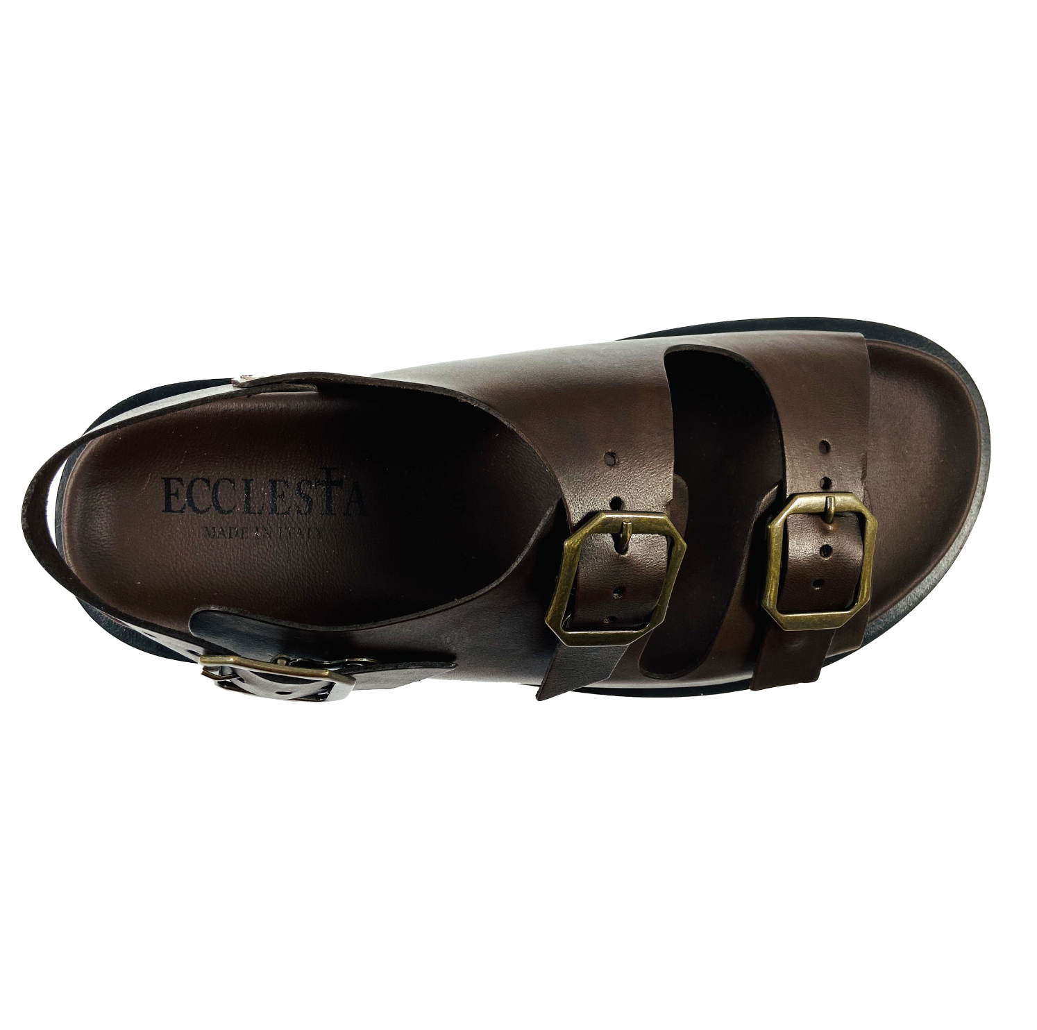 Sandalias Piel - Con Hebilla - Plantilla "Relax"
